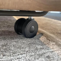 Rolf Benz Couchtische|Couchtisch 931-542 Carrara Geledert Und Eiche Gestell Glatt Lackiert Matt Umbragrau