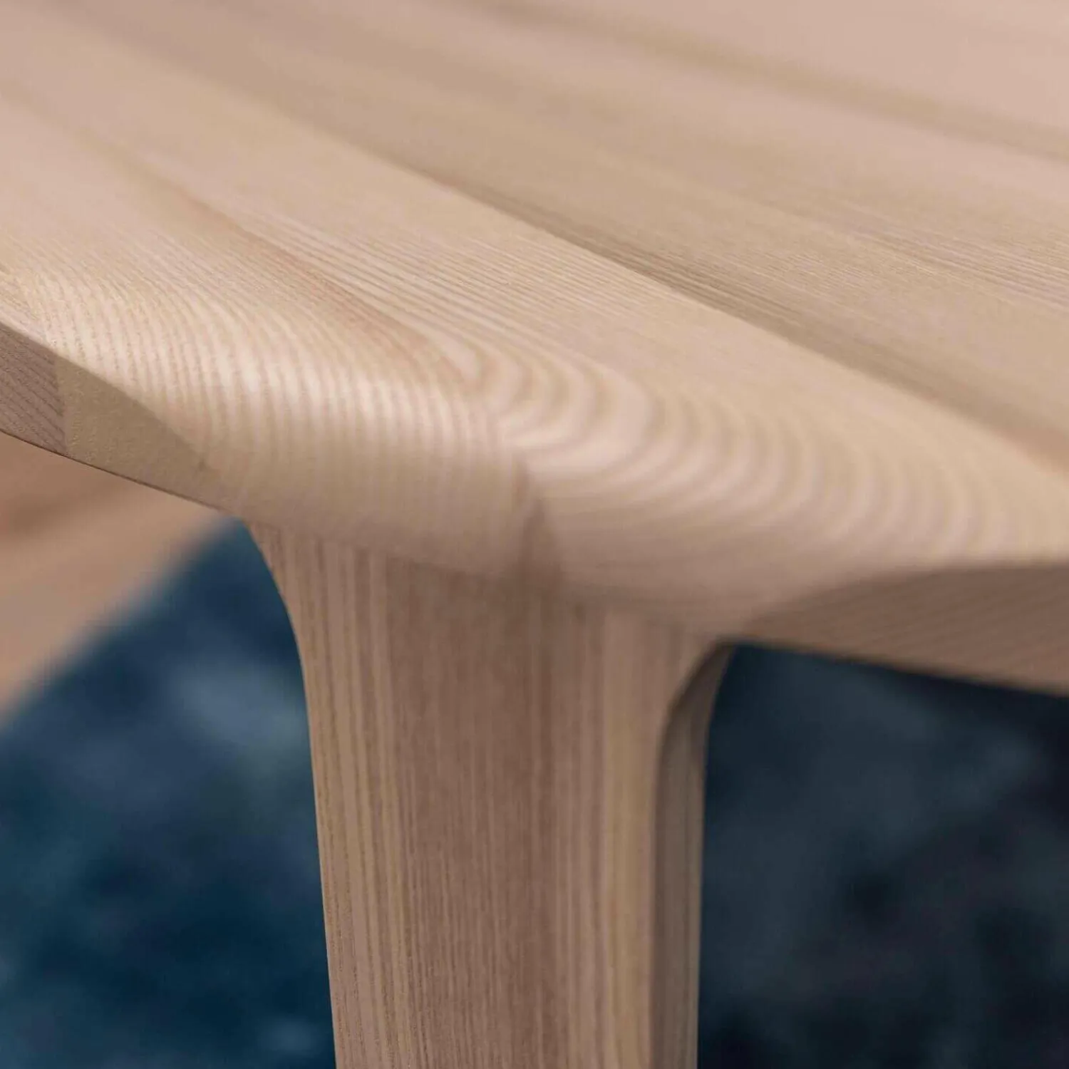 freistil Rolf Benz Couchtische|Couchtisch 193 Esche Massiv Gebeizt