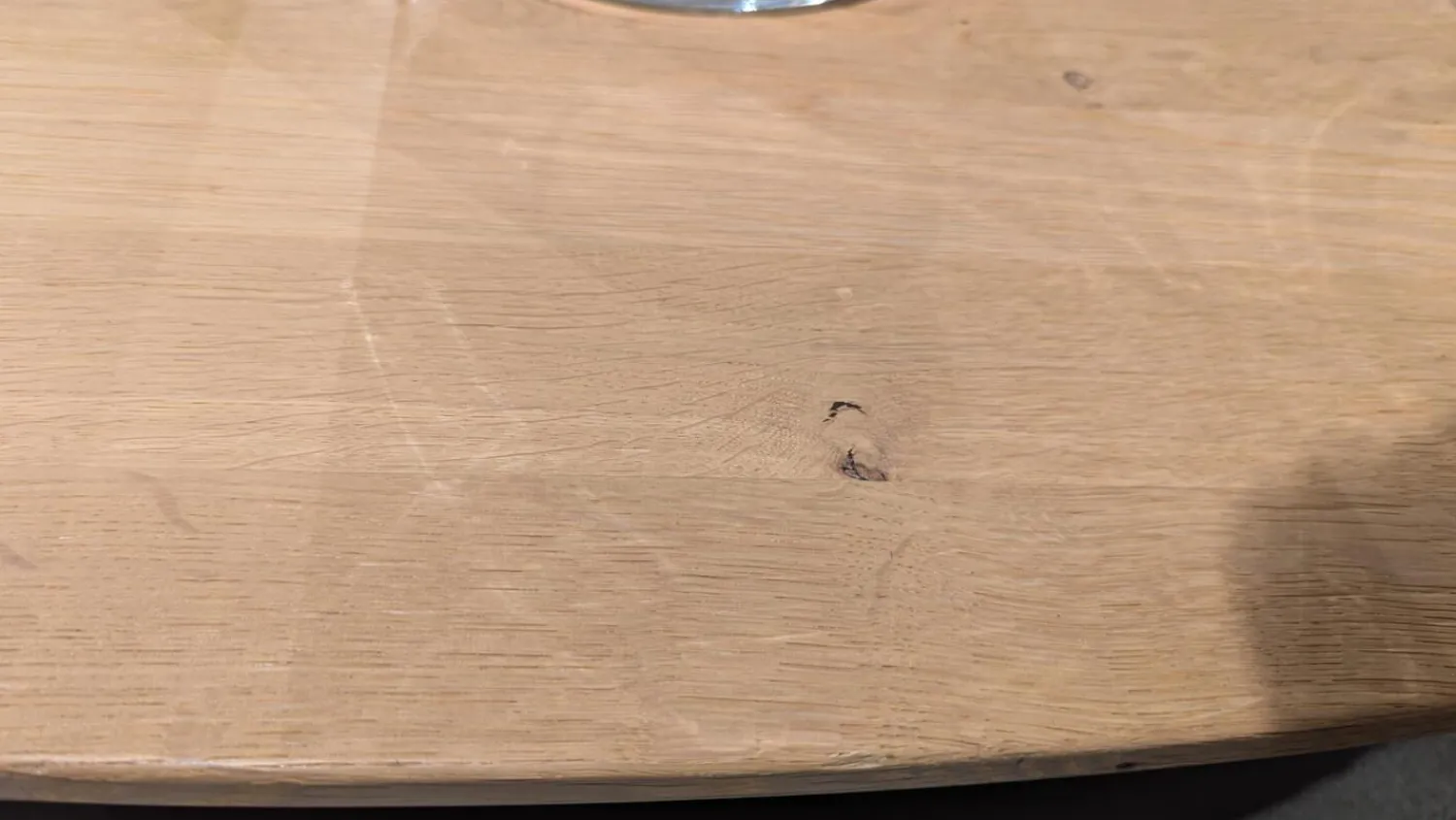 Thielemeyer Couchtische|Couchtisch Avida Asteiche Massiv Fuß Schwarz