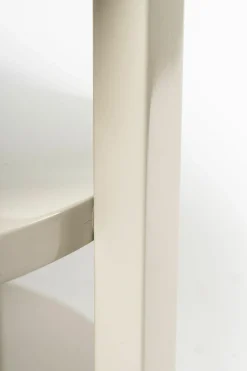 Casamilano Couchtische|Couchtisch Berlino 1907 Lack Hochglänzend Greige RAL 7044 Weiß Grau