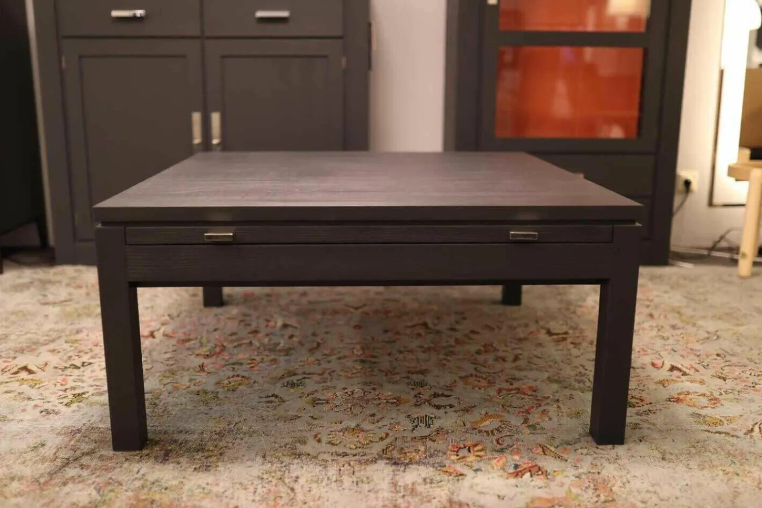 Form Exclusiv Couchtische|Couchtisch Bordeaux Europäische Wildkirsche Massiv Anthrazit