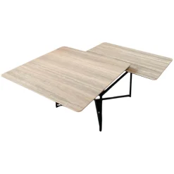 Contur Couchtische|Couchtisch Cena Tischplatte Keramik Marble Gestell Metall Schwarz