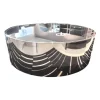 Fendi Casa Couchtische|Couchtisch Coffee Table Constellation Bronze Shadow Smoke Grey Spiegelglas