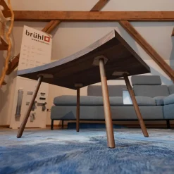 Brühl Couchtische|Couchtisch Deep Space Nussbaum Massiv Naturöl