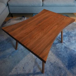 Brühl Couchtische|Couchtisch Deep Space Nussbaum Massiv Naturöl