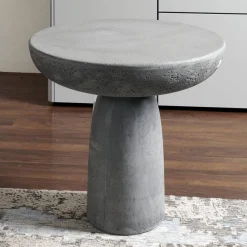 Mogg Couchtische|Couchtisch Diam.50 Beton Anthrazit