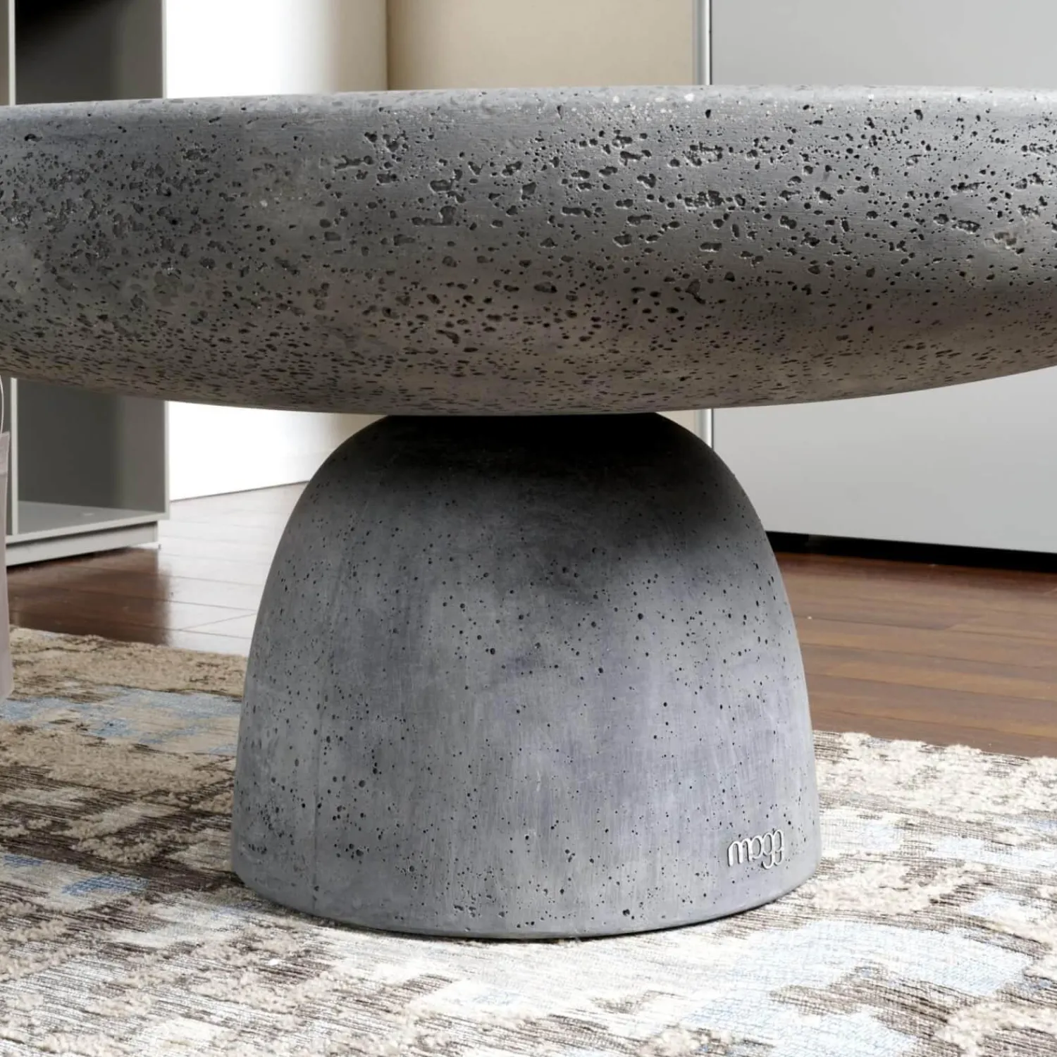 Mogg Couchtische|Couchtisch Diam.70 Beton Anthrazit