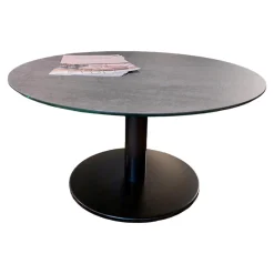 Global Couchtische|Couchtisch Combra Keramik Zement Anthrazit