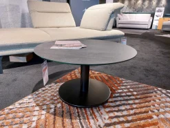 Global Couchtische|Couchtisch Combra Keramik Zement Anthrazit