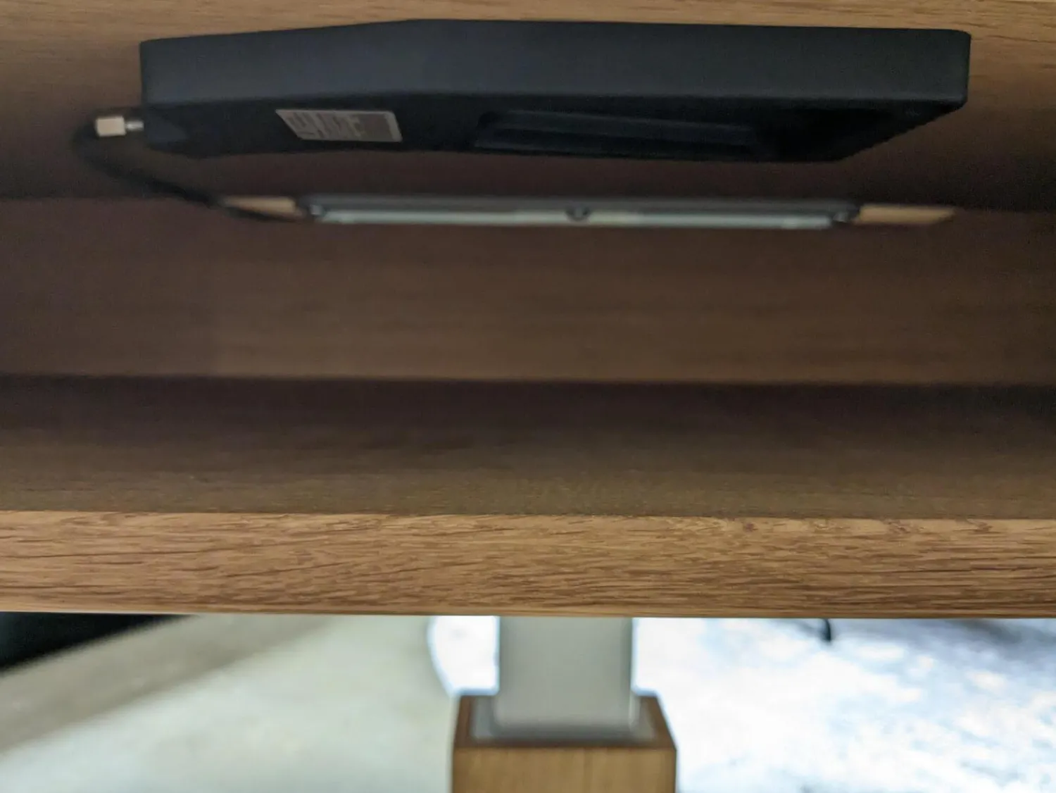 Team 7 Couchtische|Couchtisch Lift Eiche Wild Naturöl Lade Einseitig Farbglas Anthrazit Matt