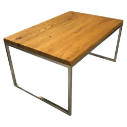 Henke Couchtische|Couchtisch Modell AC90-L Eiche-Kern-Altholz