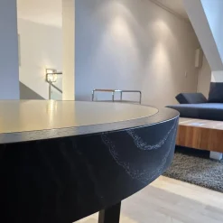 Bielefelder Werkstätten Couchtische|Couchtisch Mood BW-T-107-100 Platte Holz Goldton Gestell Holz Esche