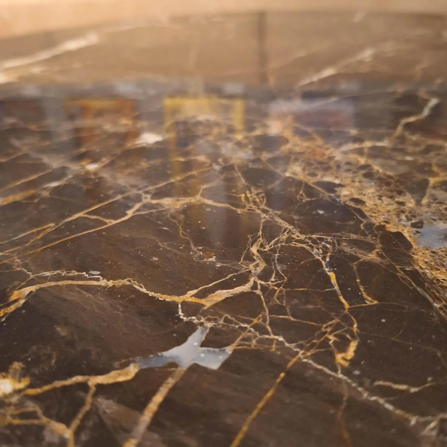 Bert Plantagie Couchtische|Couchtisch Palazzo Marmor Mink Gestell Fein-Struktur BR100 Kohl