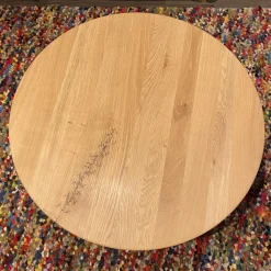 Wimmer Couchtische|Couchtisch Signatura Rustikaler Asteiche Bianco Geölt Mit Kreuzgestell Ohne Deko