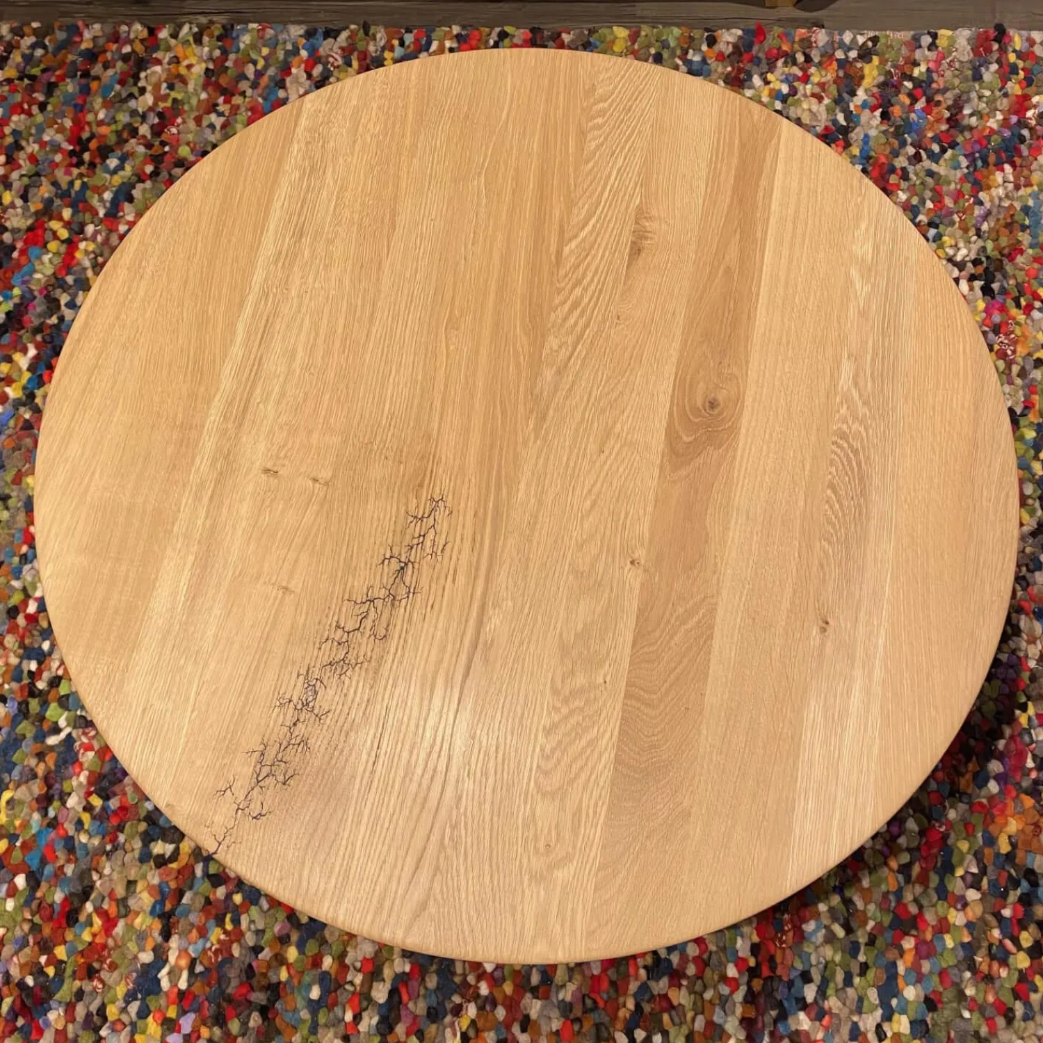 Wimmer Couchtische|Couchtisch Signatura Rustikaler Asteiche Bianco Geölt Mit Kreuzgestell Ohne Deko