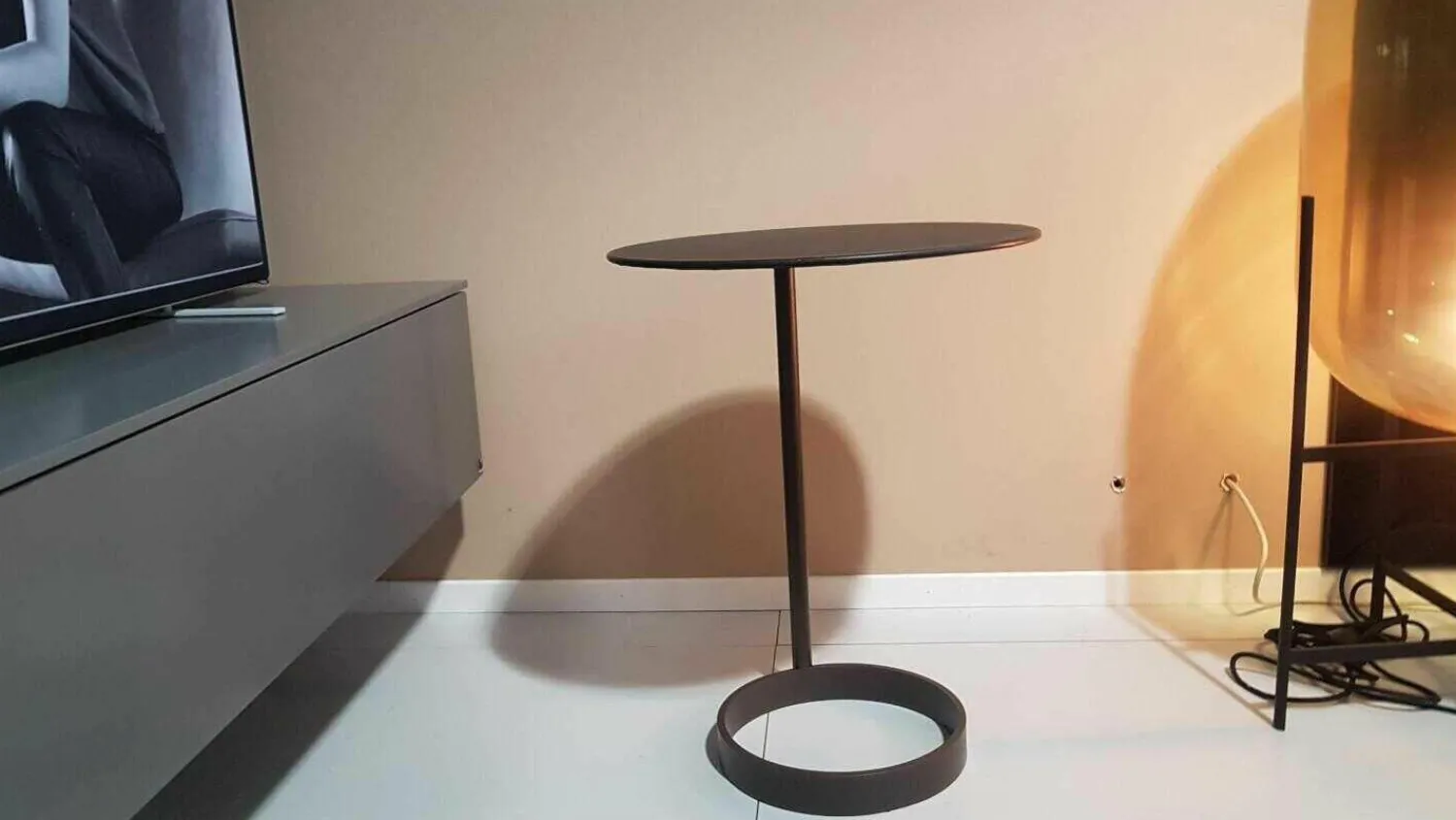 Jori Couchtische|Couchtisch Sposa Tischplatte Leder Lipano Fondente