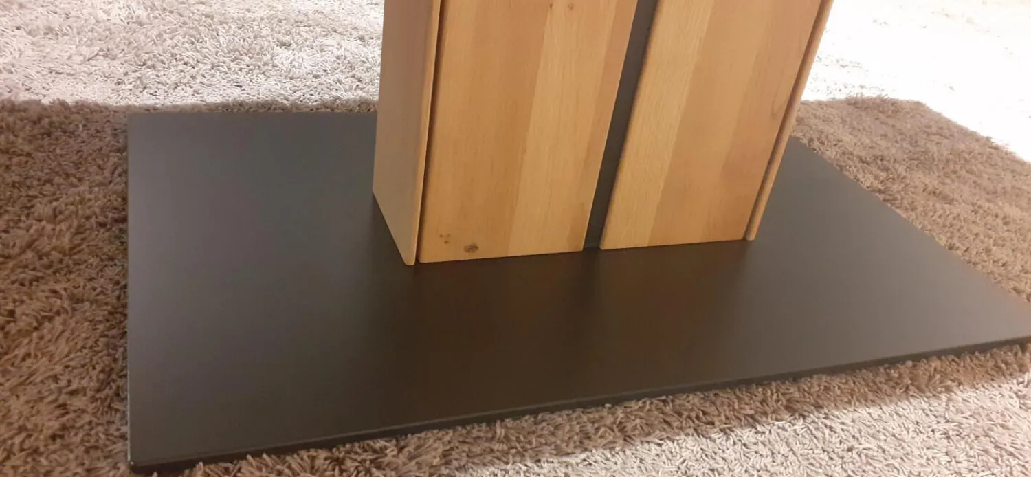 Decker Couchtische|Couchtisch Valero Asteiche Bianco Massiv Geölt