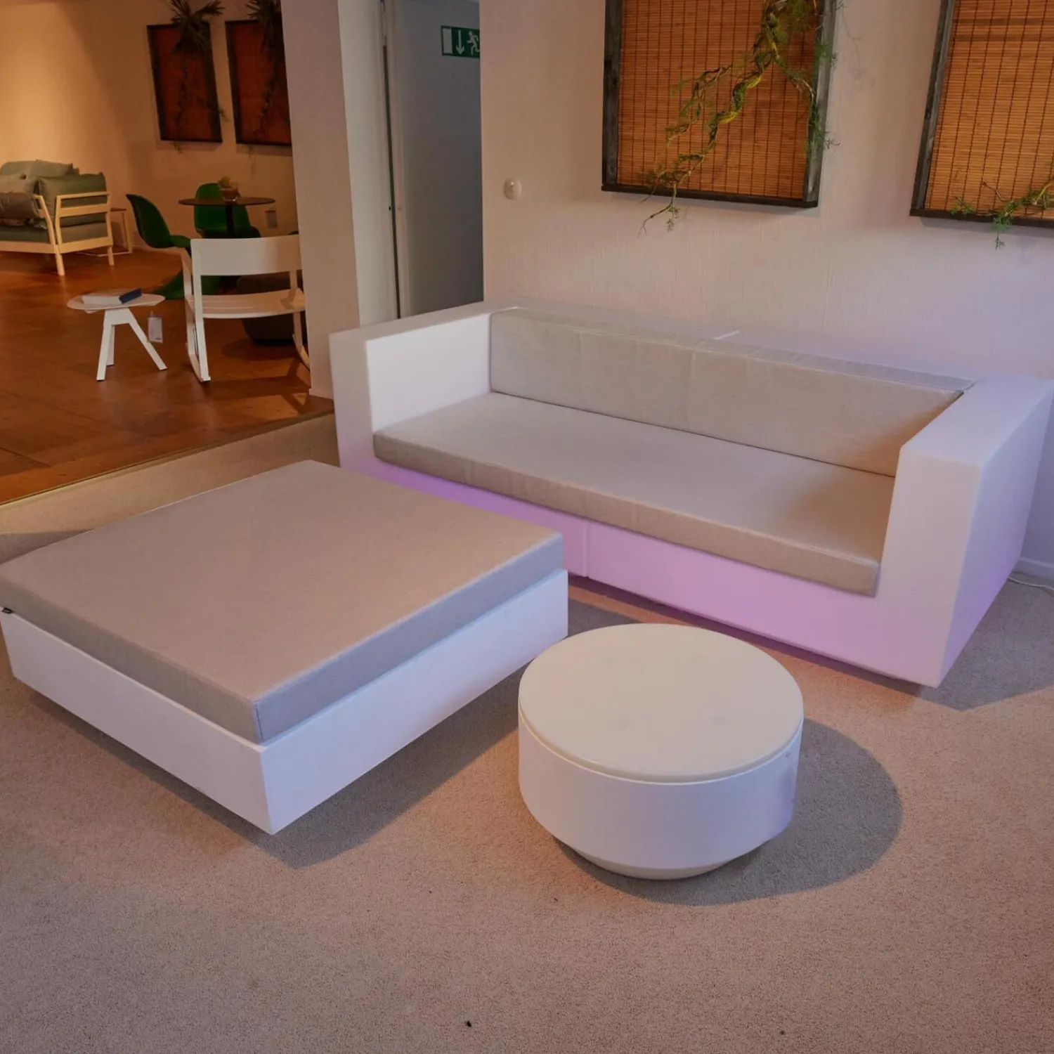 Vondom Couchtische|Couchtisch Vela Mesa Platte 54178P Hie Ice