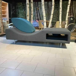 Sitano Daybeds & Recamieren|Designliege Silit Stoff Anthrazit Petrol