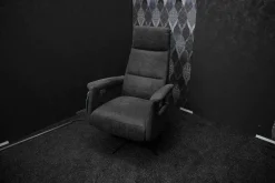 DFM Relaxsessel|Drehsessel Cluster Medium Stoff Regain Anthrazit mit Elektrischer Fuß -und Rückenteilverstellung