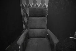 DFM Relaxsessel|Drehsessel Cluster Medium Stoff Regain Anthrazit mit Elektrischer Fuß -und Rückenteilverstellung