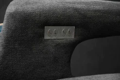 DFM Relaxsessel|Drehsessel Cluster Medium Stoff Regain Anthrazit mit Elektrischer Fuß -und Rückenteilverstellung