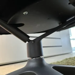 COR Relaxsessel|Drehsessel dia Stoff 8144 Braun-Grün Gestell F01 Schwarzbraun