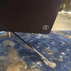 De Sede Relaxsessel|Drehsessel DS 31 311 Leder Naturale Espresso Braun 5 Sternfuß Stahl Verchromt