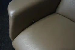 Relax Live Relaxsessel|Drehsessel Madrid Leder Avantgard Trüffel mit Relaxfunktion und Hochklappbarem Rücken