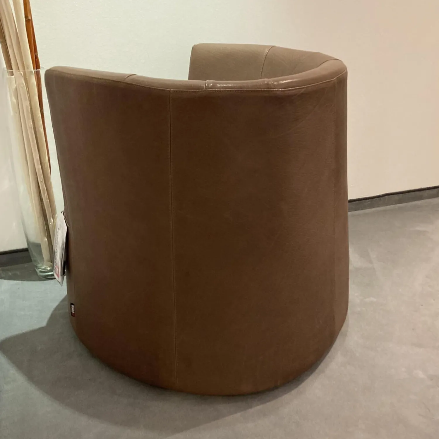 Brühl Relaxsessel|Drehsessel Powder Leder Olivia 6181 0020 Braun