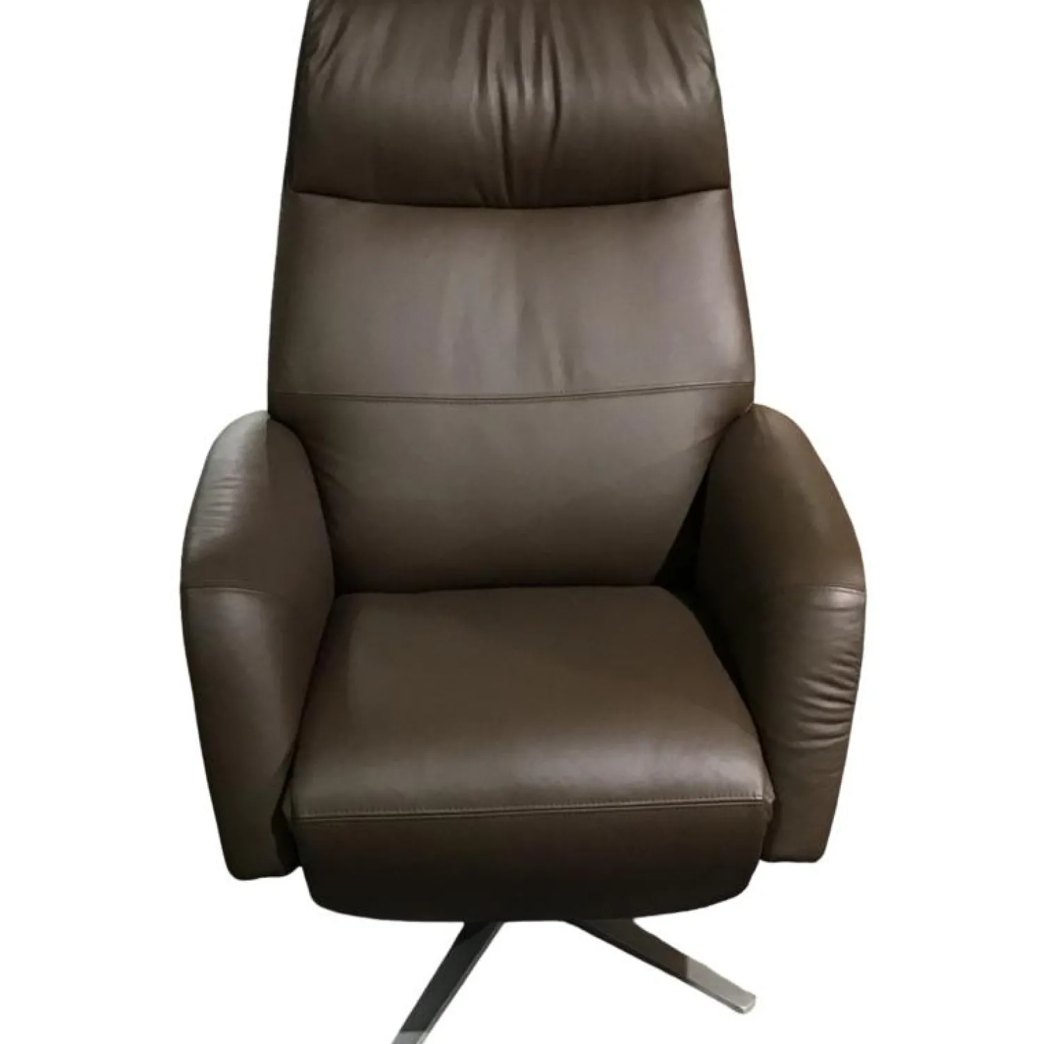 Stressless Relaxsessel|Drehsessel Scott Sirius Leder Paloma 094 Chestnut 88 Braun Gestell Aluminium