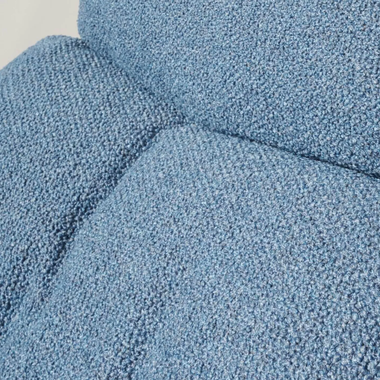 COR Loungesessel|Drehsessel Shrimp Stoff 8214 Blau Petrol Gestell Und Schale Graublau Mit Hocker