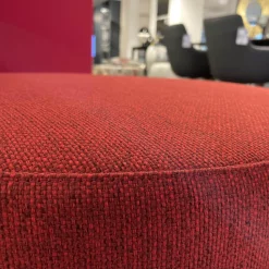 COR Hocker & Sitzsäcke|Drop Hocker Stapelbar Bezug Fidivi Laser J Flash 9421 Rot/Schwarz Gestell Lack Schwarz