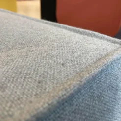 COR Bänke|Eckbank Mell Stoff Hellblau Metallgestell Verchromt, Stoff 9705 - hellblau