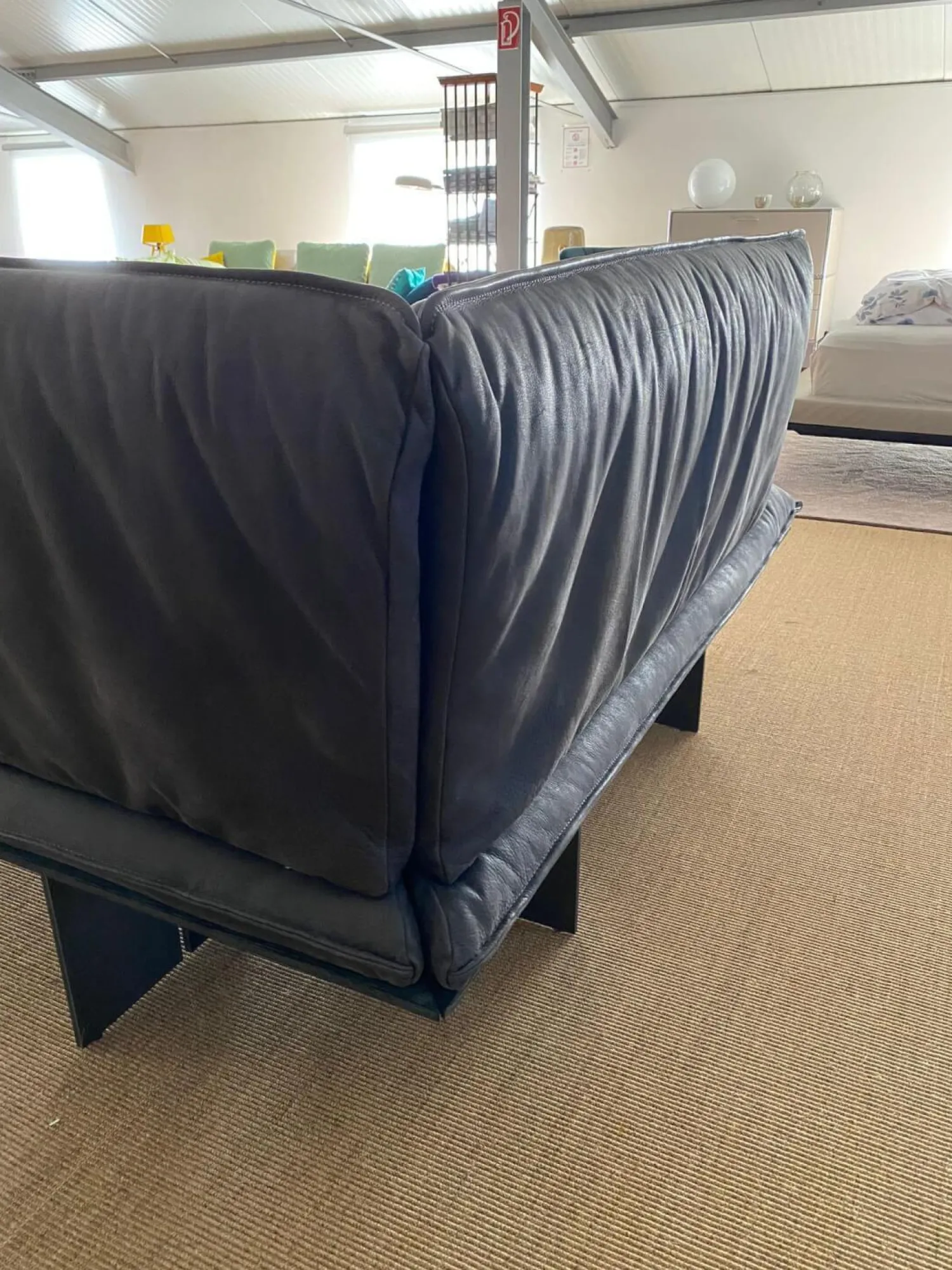 Riva1920 Bänke|Eckbank Sequoia Leder Comoscio 10 Grau