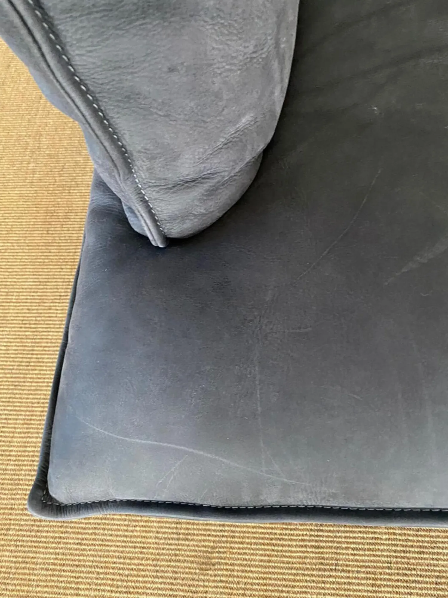 Riva1920 Bänke|Eckbank Sequoia Leder Comoscio 10 Grau