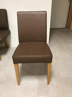 Elro Essgruppen|Eckbankgruppe Modell Trendline 350 Wildeiche Natur Bezug Kunstleder Braun