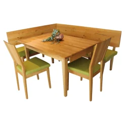 Schösswender Essgruppen|Eckbankgruppe Tisch Risseiche Samtöl 1 Eckbank 2 Stühle