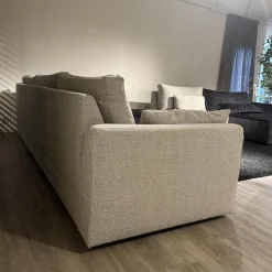 Eigene Herstellung Wohnlandschaften|Eckgarnitur Adino Bezug Stoff 4183 Shaggy 3525 Light Grey Grau Und 1605 Velvet Raven Anthrazit Ohne Kissen