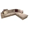 Musterring Ecksofas|Eckgarnitur SO Dallas PL OTR Stoff Be Trendy 1673 Rose Rot Braun Inklusive Kissen