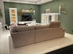 Musterring Ecksofas|Eckgarnitur SO Dallas PL OTR Stoff Be Trendy 1673 Rose Rot Braun Inklusive Kissen