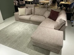 Musterring Ecksofas|Eckgarnitur SO Dallas PL OTR Stoff Be Trendy 1673 Rose Rot Braun Inklusive Kissen