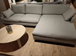 freistil Rolf Benz Ecksofas|Ecksofa 134 Stoff 4046 Hell Steingrau Stahlkufe Tiefschwarz Matt Inklusive Kissen