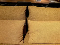 freistil Rolf Benz Ecksofas|Ecksofa 142 Stoff 1 Medium Braun Beige mit 8 Kissen