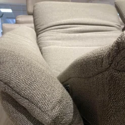 himolla Ecksofas|Ecksofa 1924 Stoff Q2 Fashion Rauch Grau Füße Aluminium Mit Elektrischen Verstellungen