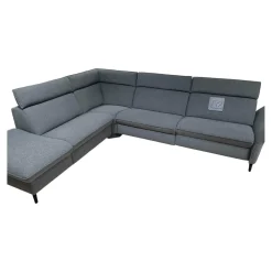himolla Ecksofas|Ecksofa 1926 Stoff Q2 Melange Mare Grau mit Relaxfunktion