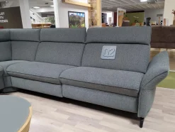 himolla Ecksofas|Ecksofa 1926 Stoff Q2 Melange Mare Grau mit Relaxfunktion