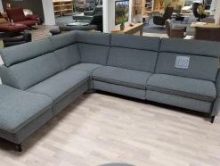 himolla Ecksofas|Ecksofa 1926 Stoff Q2 Melange Mare Grau mit Relaxfunktion