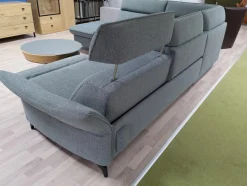 himolla Ecksofas|Ecksofa 1926 Stoff Q2 Melange Mare Grau mit Relaxfunktion