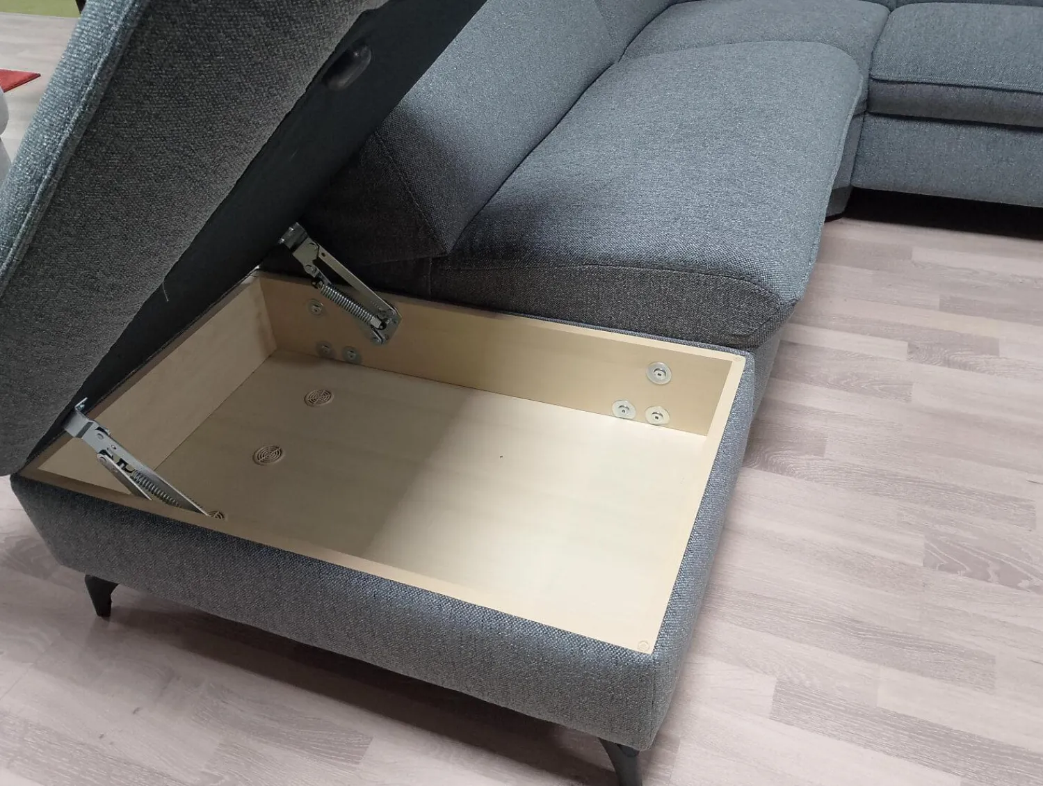 himolla Ecksofas|Ecksofa 1926 Stoff Q2 Melange Mare Grau mit Relaxfunktion